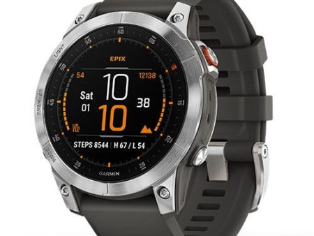 Relógio Desportivo Garmin Epix 2ª Geração - Aço Ardósia Fashion