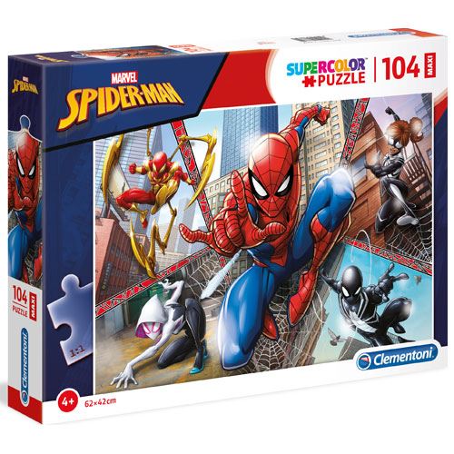 Puzzle Maxi Spiderman - 104 Peças - Clementoni Fashion