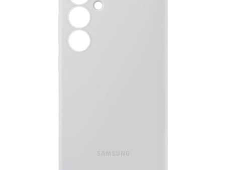 Capa Silicone Samsung para Galaxy S24 FE - Cinza Online Hot Sale