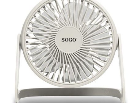 Mini Ventoinha de Mesa Sogo VEN-SS-21401-W - Branco Online now