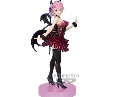 Figura Re:Zero Starting Life In Another: Ram - Clear & Dressy Special Color 22cm - Banpresto For Discount