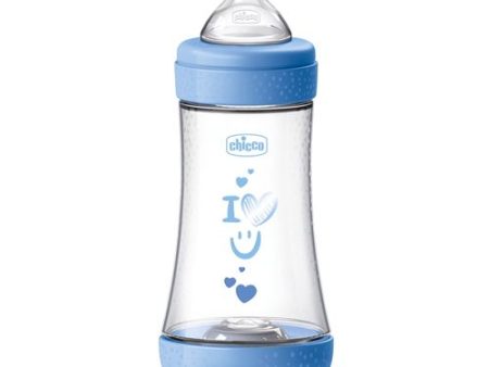 Biberão Perfect5 PP 240ml Medium +2 Meses - Azul - Chicco For Cheap