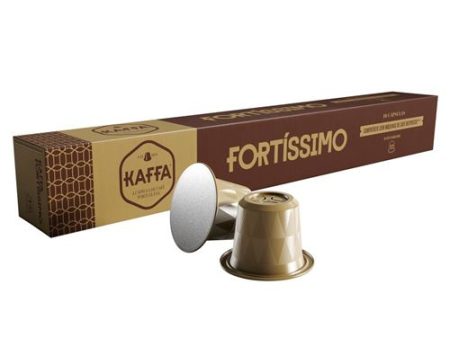 Cápsulas Café Kaffa Fortissimo - Café Expresso | Intensidade 12 | Compatível Nespresso | 10 Cápsulas For Cheap