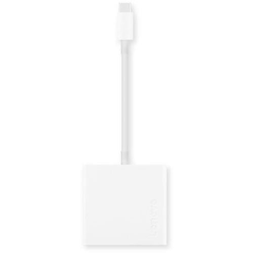 Adaptador USB-C Lenovo 3 em 1  GX90T33021- Branco Supply