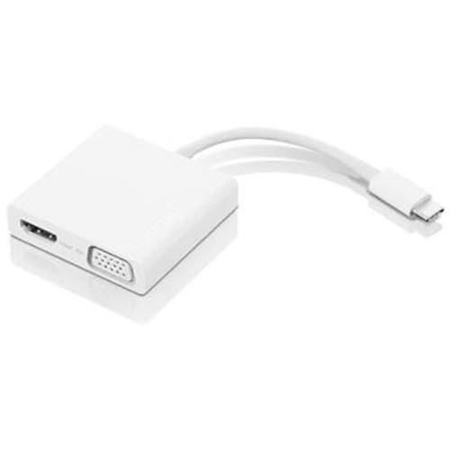 Adaptador USB-C Lenovo 3 em 1  GX90T33021- Branco Supply