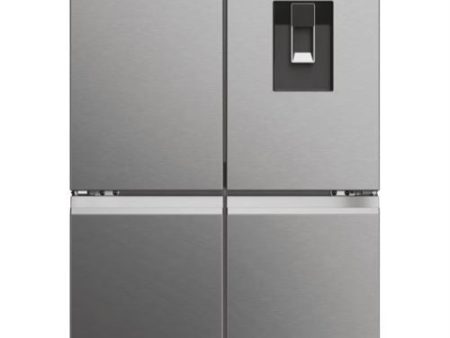 Frigorífico Americano Haier HCW58F18EWMP | 177,5x83x69,7 cm | 321 L | E | Platina, Aço inoxidável Sale