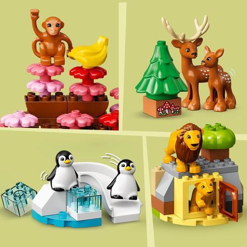 LEGO DUPLO Town 10975 Animais Selvagens do Mundo on Sale