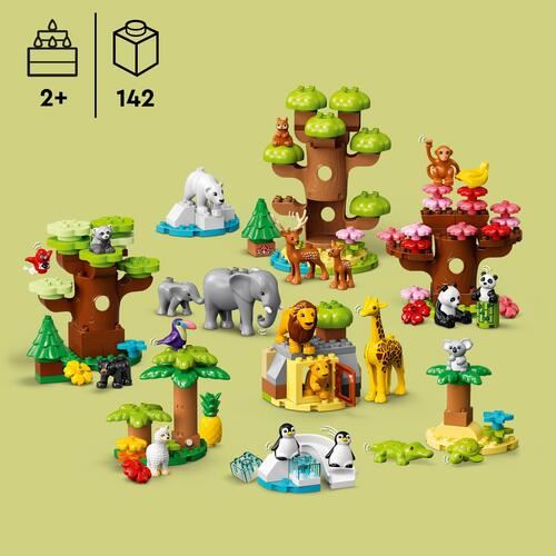 LEGO DUPLO Town 10975 Animais Selvagens do Mundo on Sale