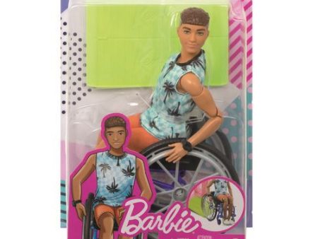 Barbie Ken Fashionistas com Cadeira de Rodas e Rampa - Mattel Hot on Sale