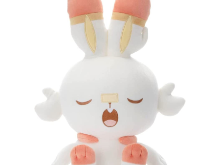 Takara Tomy A.R.T.S Scorbunny PokePeace Plush (Goodnight ver.) | Black Friday For Cheap