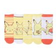 Pikachu 5 Pair Ankle Socks For Discount