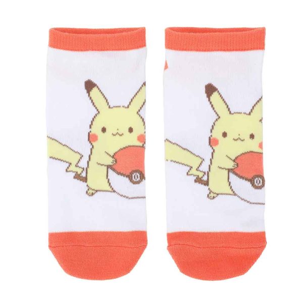 Pikachu 5 Pair Ankle Socks For Discount