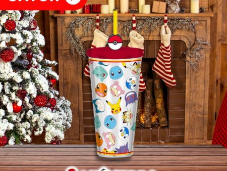 24oz Pokemon Cold Cup | Christmas Collection Fashion