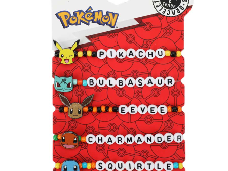 Pokemon 5 pc Tradesies Bracelet Set | Black Friday For Sale