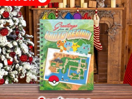 Kanto Region Tabbed Journal | Christmas Collection For Sale