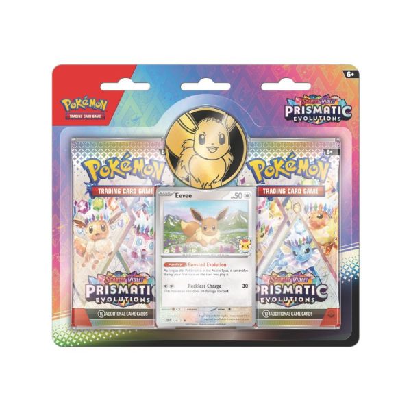 Prismatic Evolutions 2-Pack Blister | Pokemon Day 2025 Celebration | Feb 21, 2025 Fashion