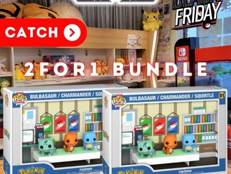 Funko Kanto Starters Set - Bundle for the Price of 1 | Black Friday Online